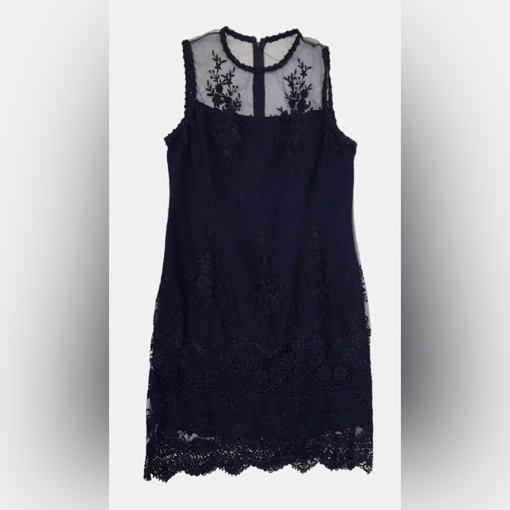 Nanette Lepore Lace Sheath Dress, Sz 10 - Picture 6 of 14